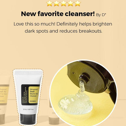 Kbeauty Skincare - [COSRX] ALL BOUT SNAIL KIT 4 PCS - The Look and Co