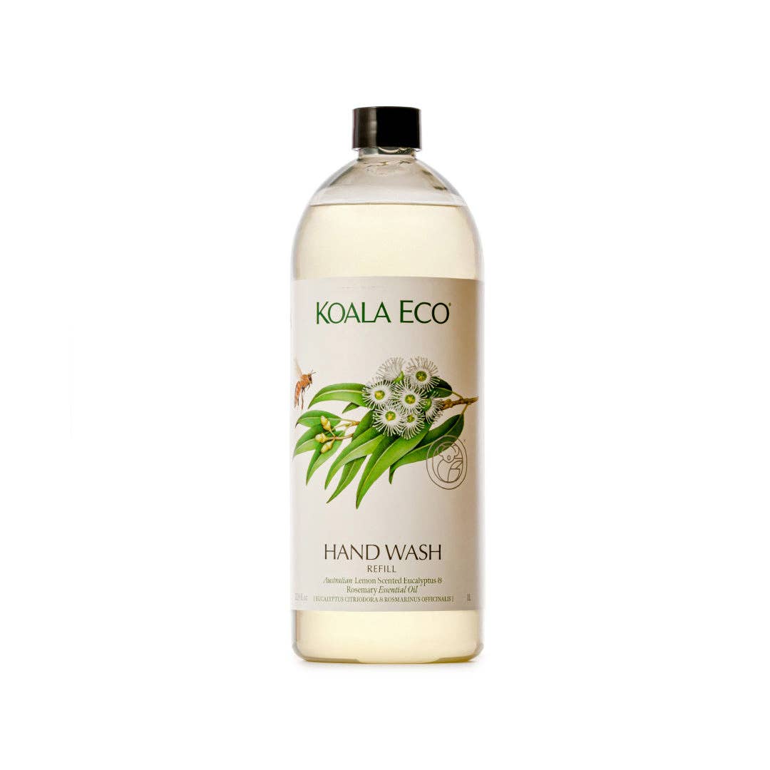 Koala Eco - Lemon Scented Eucalyptus &amp; Rosemary Hand Wash - Refill - The Look and Co