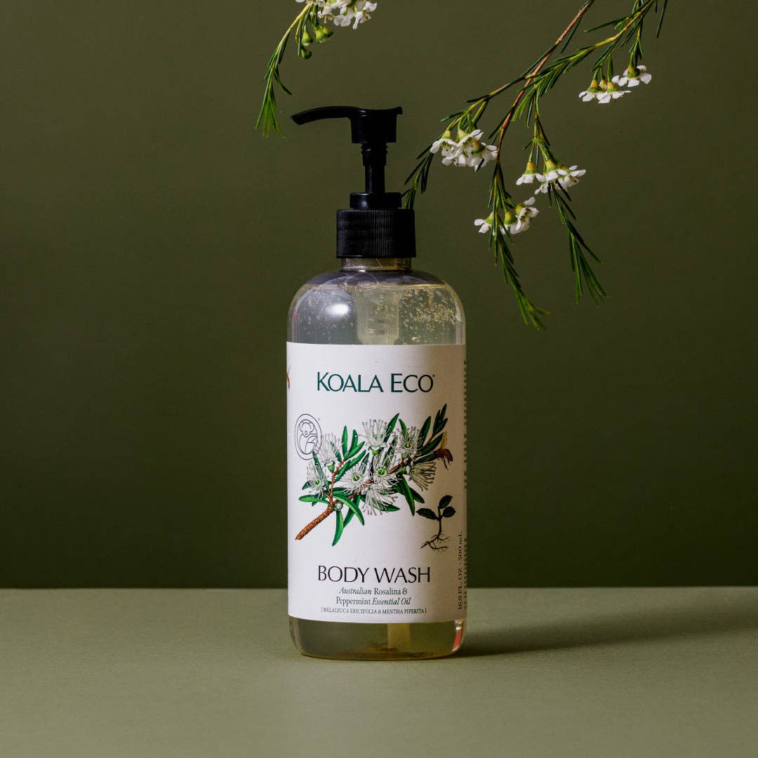 Koala Eco - Rosalina &amp; Peppermint Body Wash - The Look and Co
