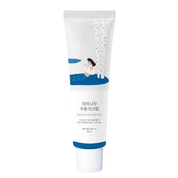 Kosmic - Kbeauty Skincare - [ROUND LAB] BIRCH JUICE MOISTURIZING SUN CREAM SPF50+ 50ML - The Look and Co