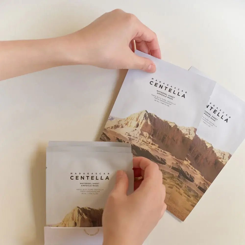 Kosmic - Kbeauty Skincare - [SKIN1004] MADAGASCAR CENTELLA WATERGEL SHEET AMPOULE MASK - The Look and Co