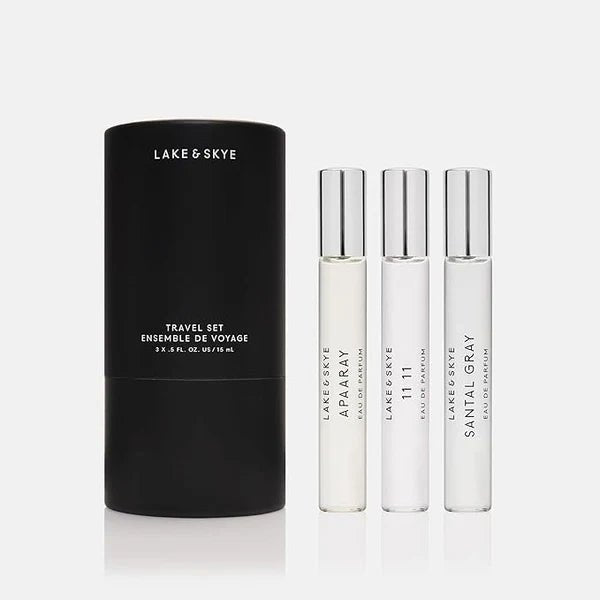Lake & Skye 3PC Purse Spray Set – 11 11, Santal Gray, Apaaraay - The Look and Co