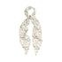 Lost Pattern NYC - "Chrysler" Silk Crepe Neck Scarf - Deco Ivory - The Look and Co