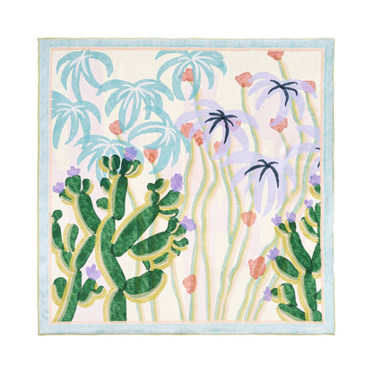 Lost Pattern NYC - &quot;Ethereal Mirage&quot; Large Silk Scarf - Pastel - The Look and Co