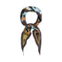 Lost Pattern NYC - "Ethereal Mirage" Silk Diamond Neckerchief - Dark Brown - The Look and Co