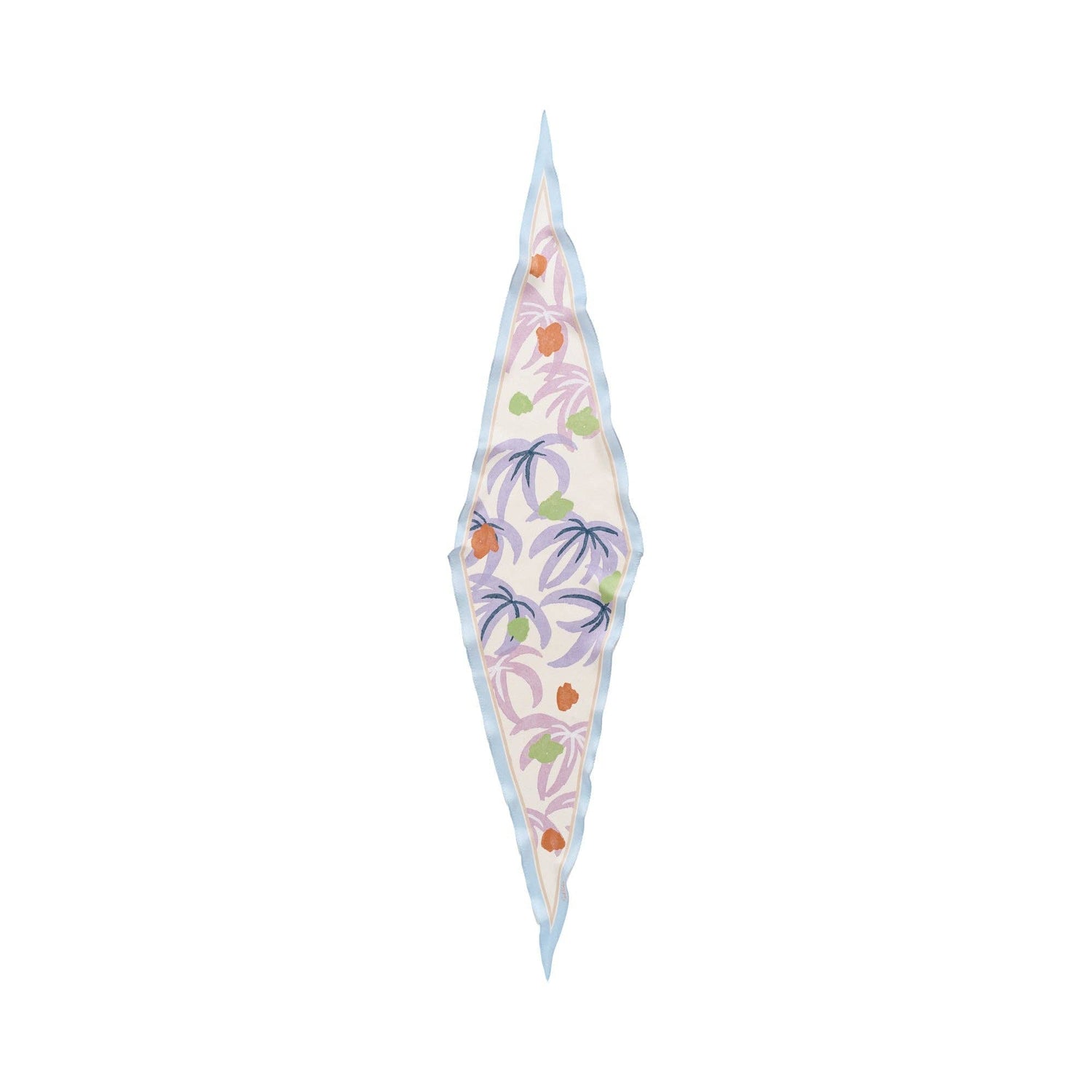 Lost Pattern NYC - &quot;Ethereal Mirage&quot; Silk Diamond Neckerchief - Pastel - The Look and Co