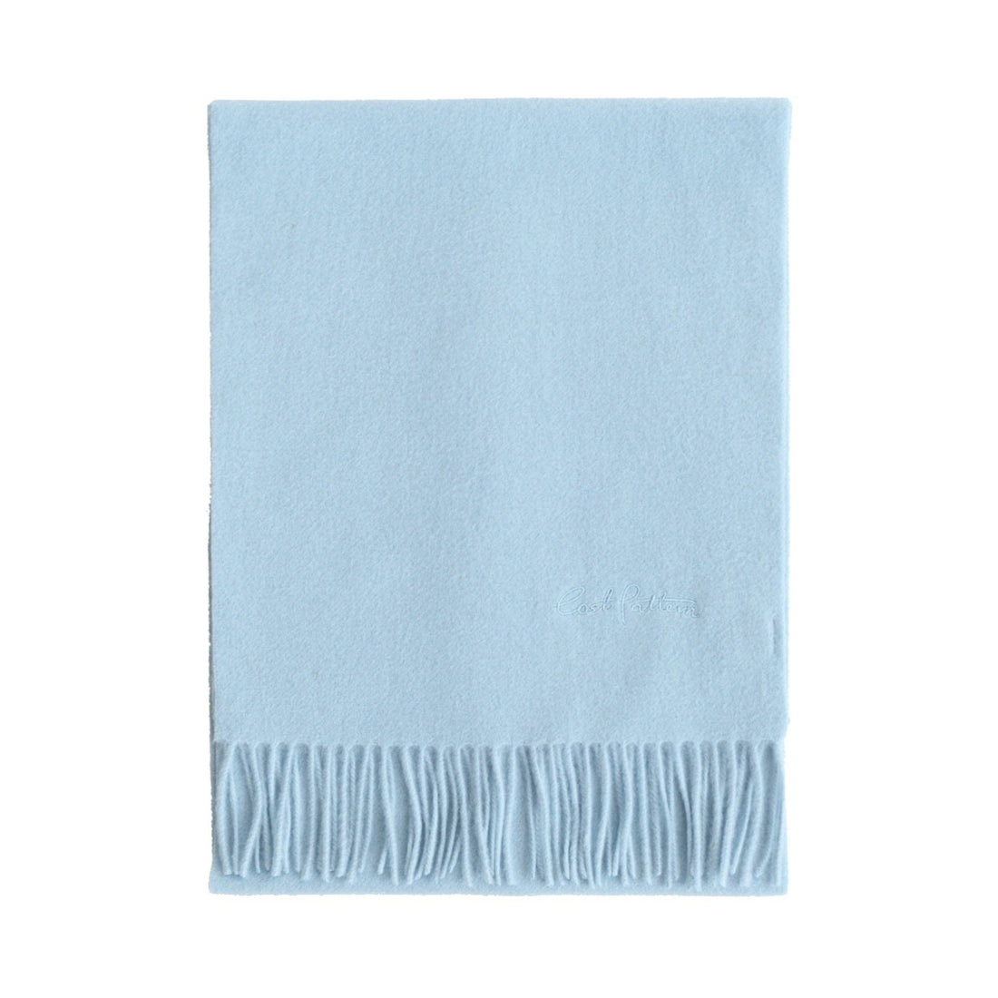 Lost Pattern NYC - &quot;Lost in Warmth&quot; Classic Cashmere Scarf - Light Blue - The Look and Co