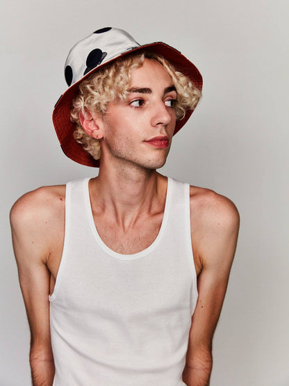 Lost Pattern NYC - “Noir Floral” Reversible Bucket Hat - The Look and Co