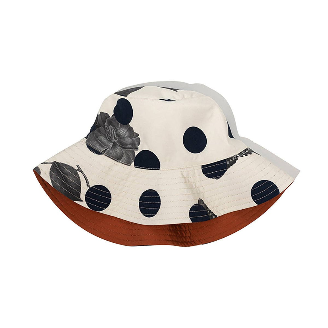 Lost Pattern NYC - “Noir Floral” Reversible Bucket Hat - The Look and Co