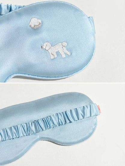 Lost Pattern NYC - &quot;Pan Pan&quot; Silk Sleep Eye Mask - The Look and Co