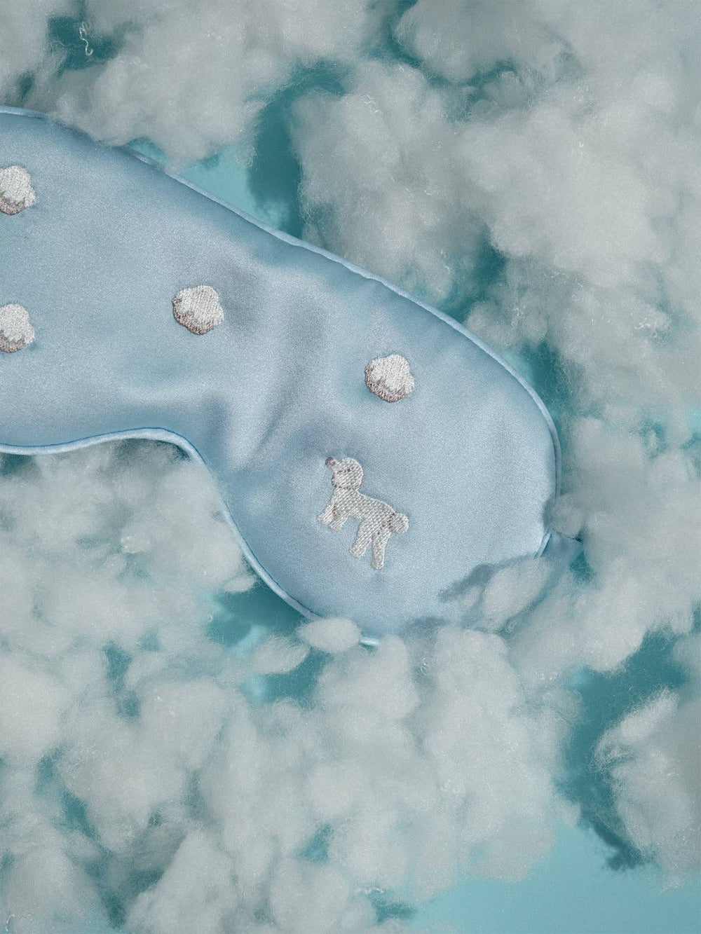 Lost Pattern NYC - "Pan Pan" Silk Sleep Eye Mask - The Look and Co