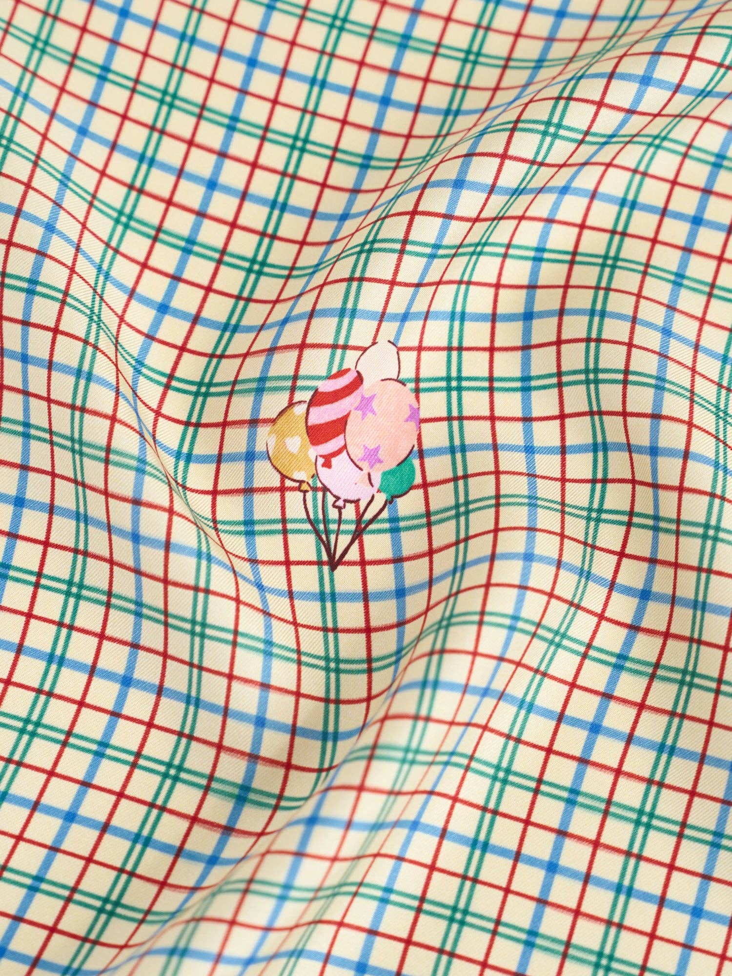 Lost Pattern NYC - "Pop Pony" Silk Bandana - Lake Blue - The Look and Co