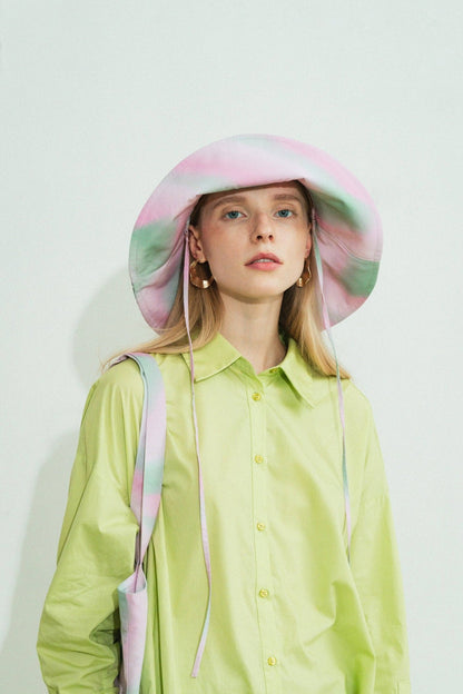 Lost Pattern NYC - Reversible Sun Hat - Pink - The Look and Co