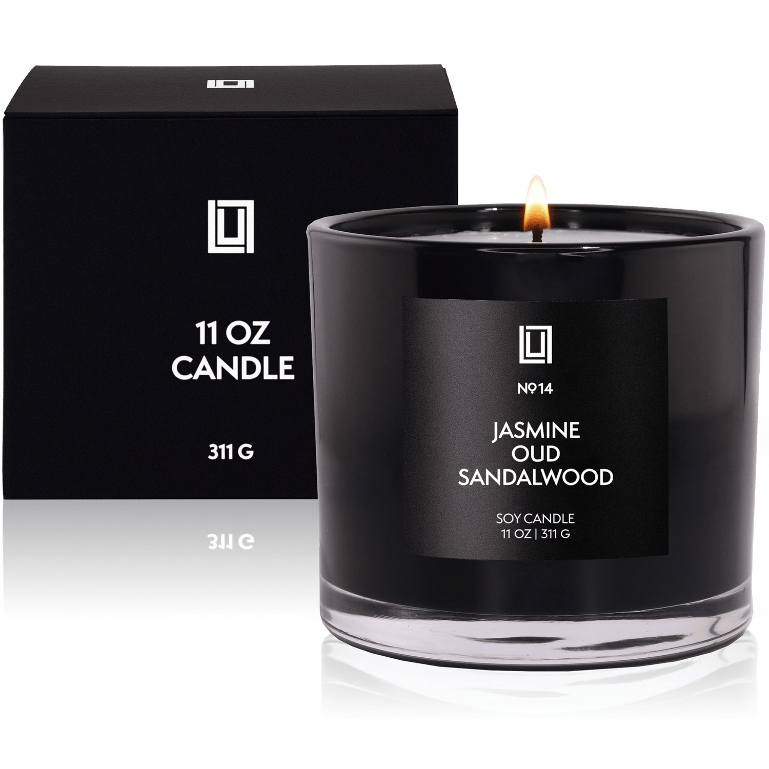 Lulu Candles - 11 Oz. Candle with Dust Cover &amp; Box - 18 Units Case Packed - The Look and Co