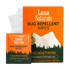 Luna Naturals - Bug Repellent Wipes | Lemon Eucalyptus Oil | 15 Pack - The Look and Co