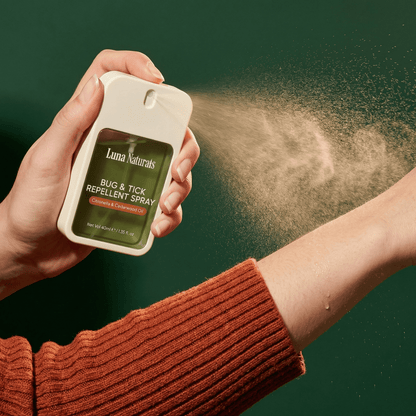 Luna Naturals - Bug &amp; Tick Repellent Spray | Citronella &amp; Cedarwood | 40ml - The Look and Co