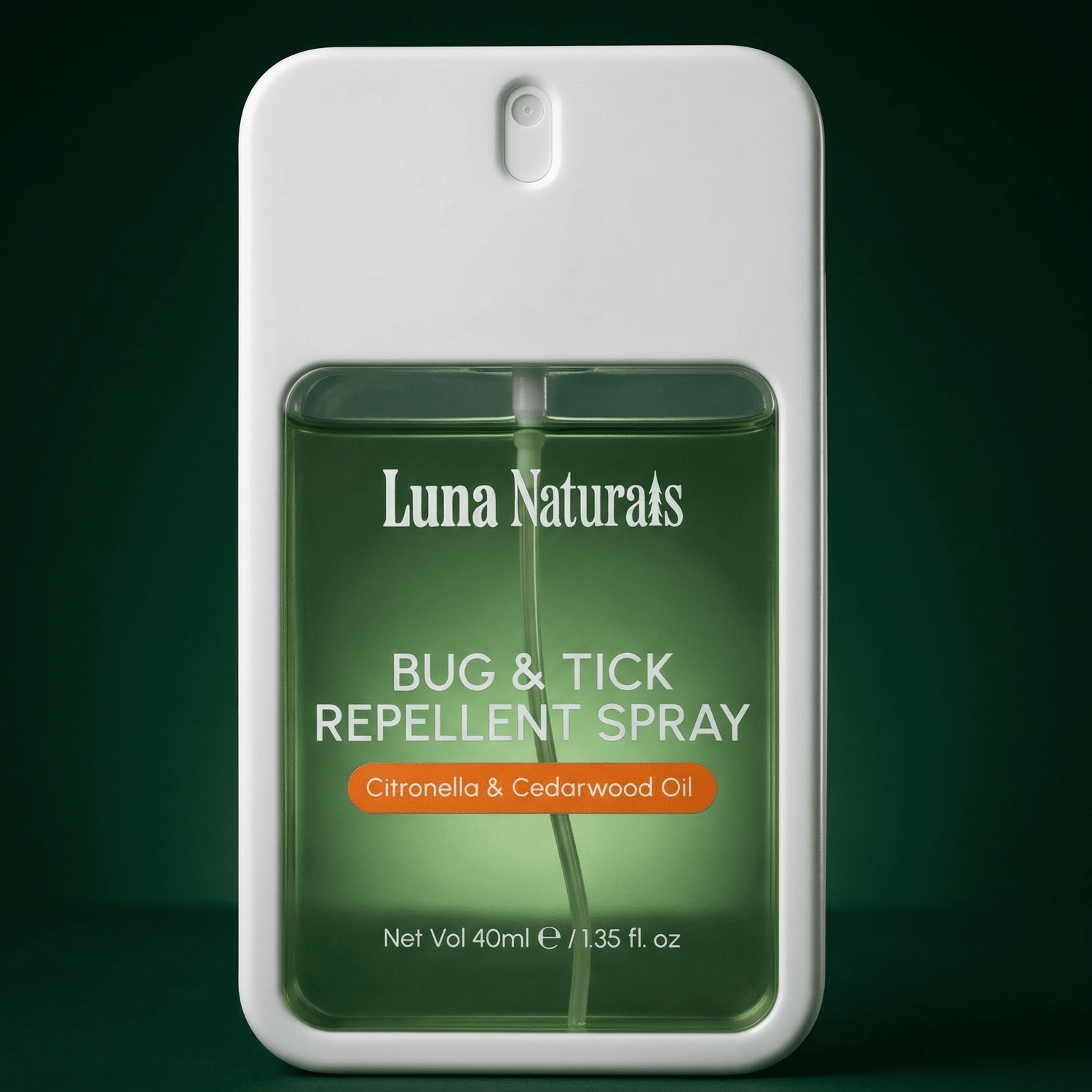 Luna Naturals - Bug &amp; Tick Repellent Spray | Citronella &amp; Cedarwood | 40ml - The Look and Co