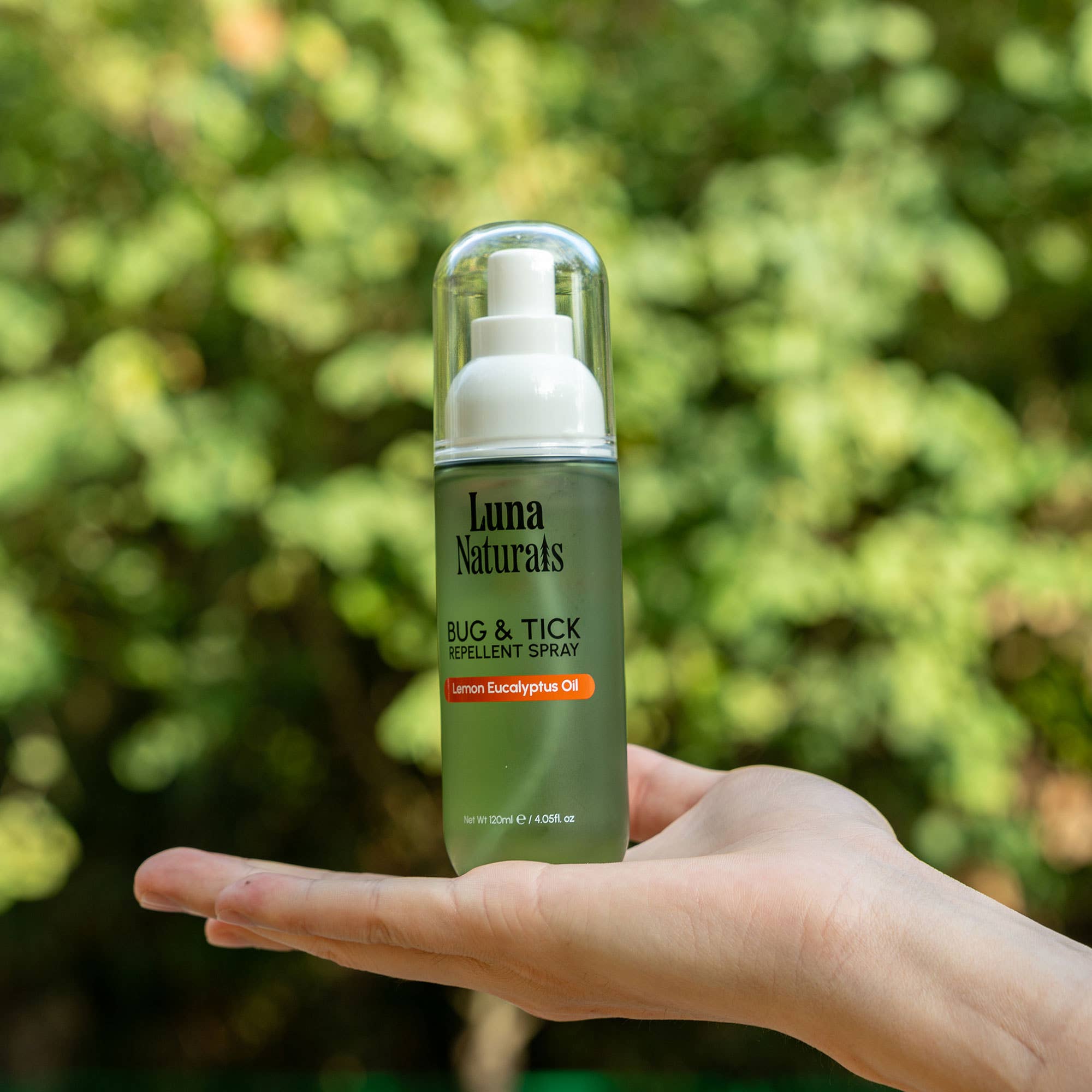 Luna Naturals - Bug &amp; Tick Repellent Spray | Lemon &amp; Eucalyptus Oil | 120ml - The Look and Co
