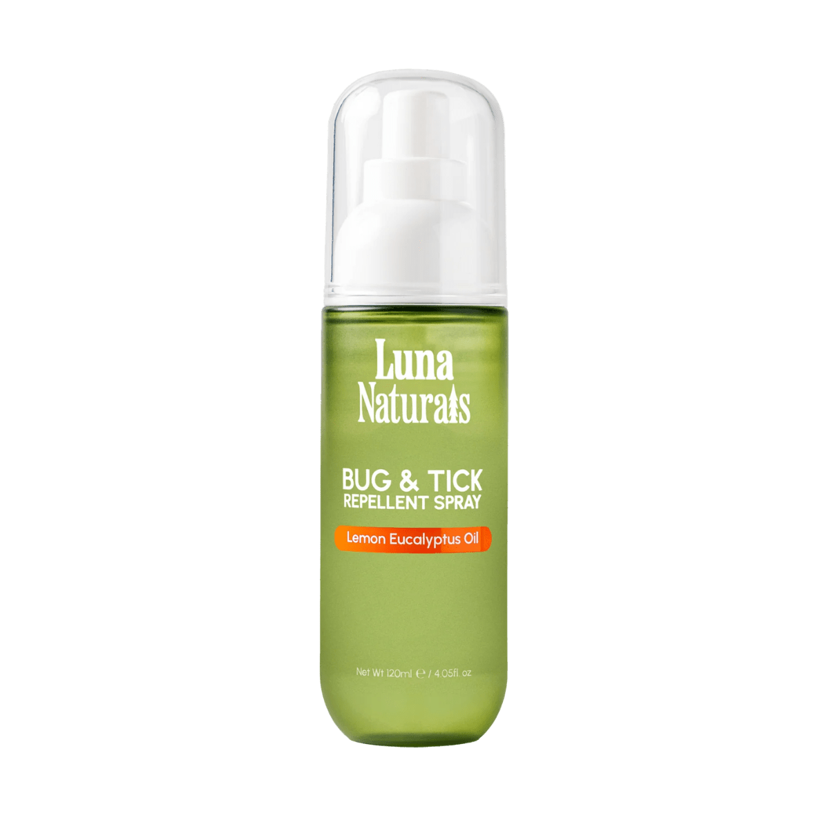 Luna Naturals - Bug &amp; Tick Repellent Spray | Lemon &amp; Eucalyptus Oil | 120ml - The Look and Co