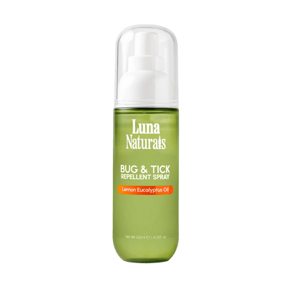 Luna Naturals - Bug &amp; Tick Repellent Spray | Lemon &amp; Eucalyptus Oil | 120ml - The Look and Co