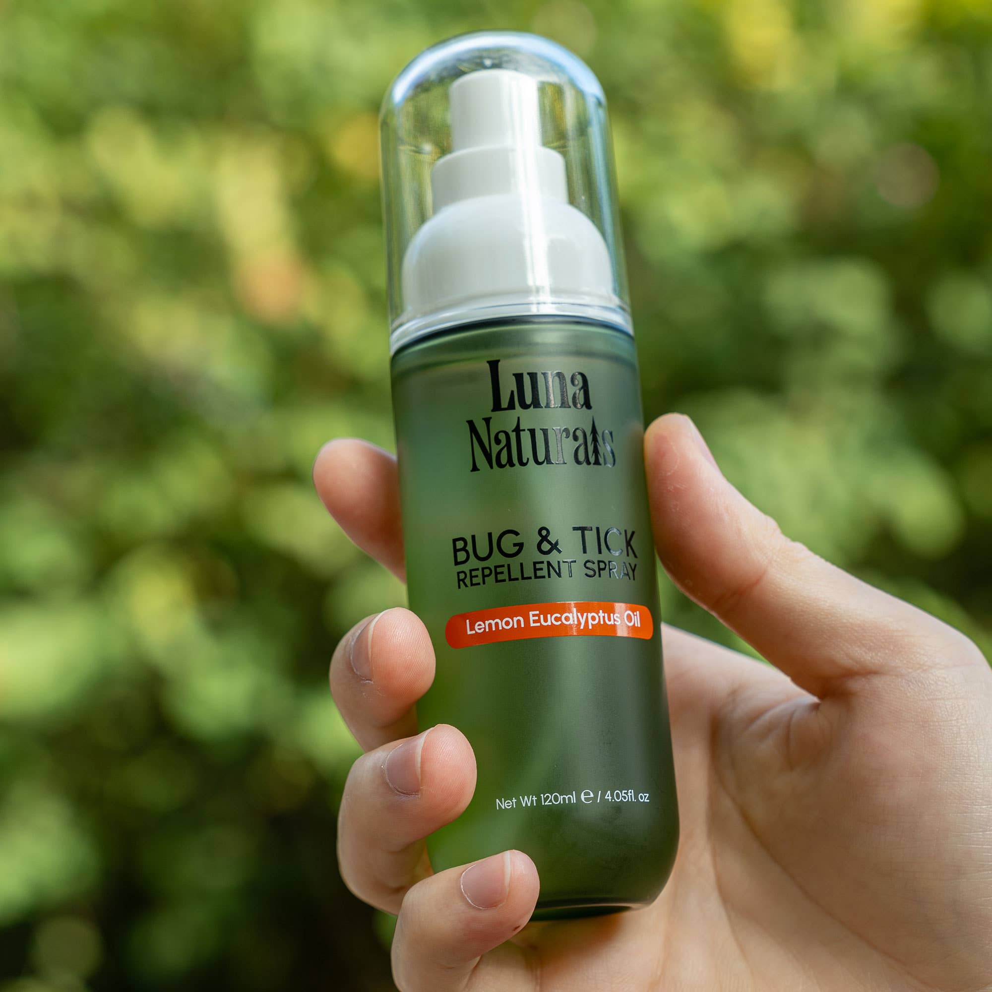 Luna Naturals - Bug &amp; Tick Repellent Spray | Lemon &amp; Eucalyptus Oil | 120ml - The Look and Co
