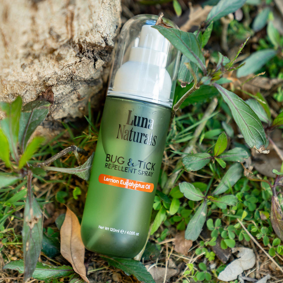 Luna Naturals - Bug &amp; Tick Repellent Spray | Lemon &amp; Eucalyptus Oil | 120ml - The Look and Co