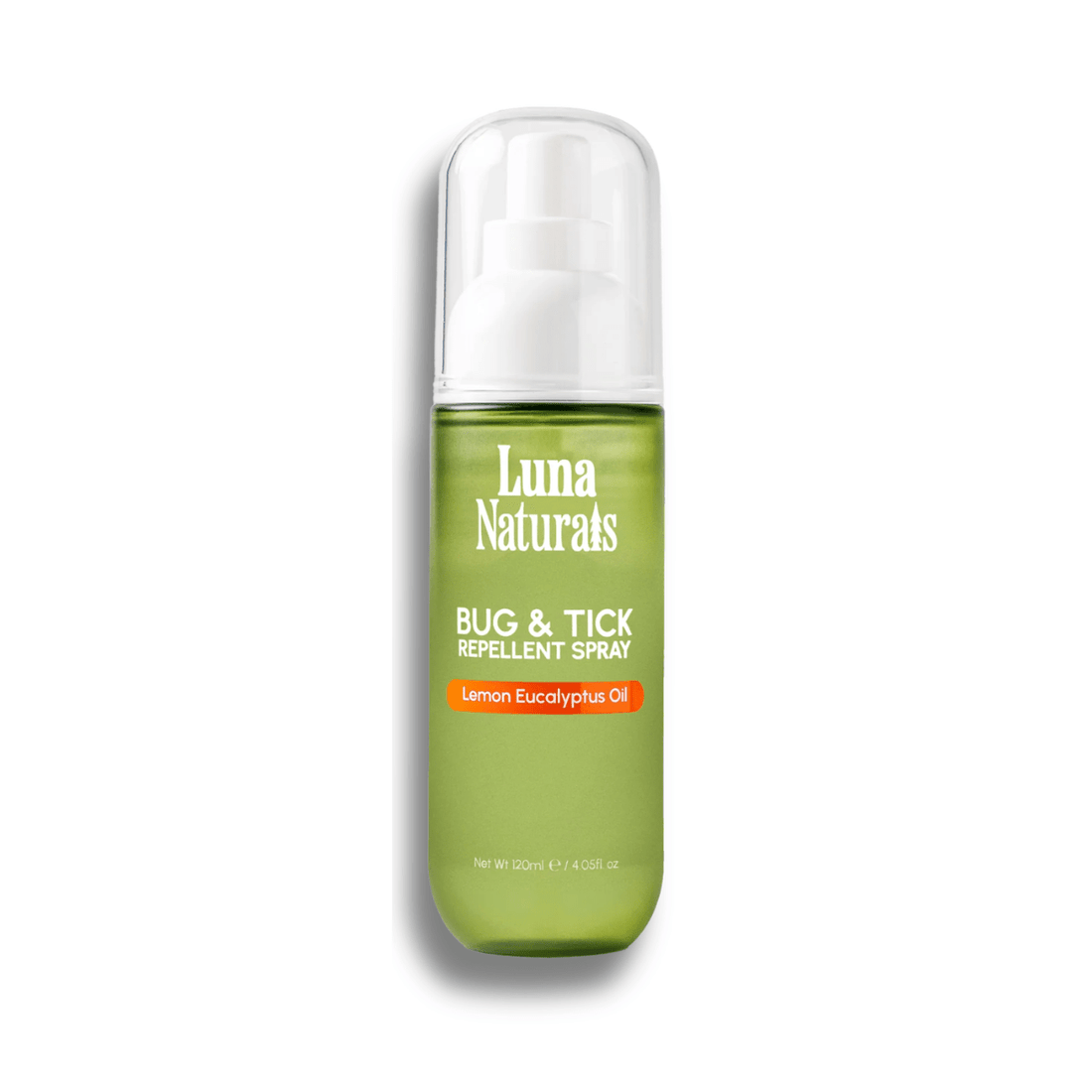 Luna Naturals - Bug &amp; Tick Repellent Spray | Lemon &amp; Eucalyptus Oil | 120ml - The Look and Co