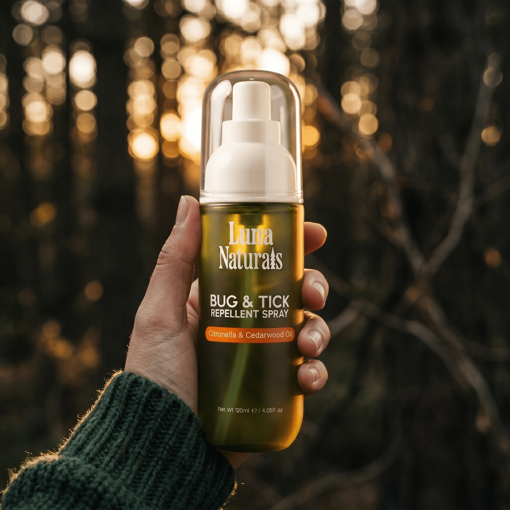 Luna Naturals - Natural Bug &amp; Tick Repellent Spray — Citronella | 120ml - The Look and Co