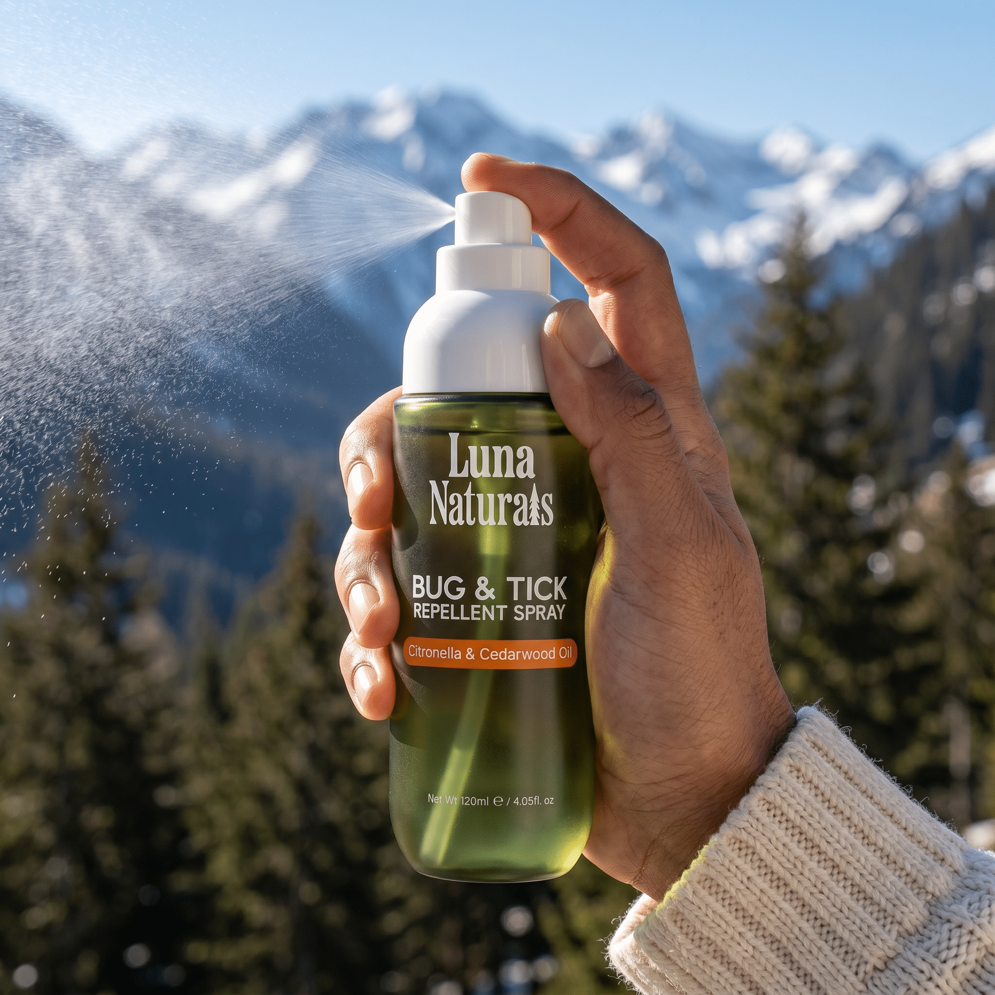 Luna Naturals - Natural Bug &amp; Tick Repellent Spray — Citronella | 120ml - The Look and Co