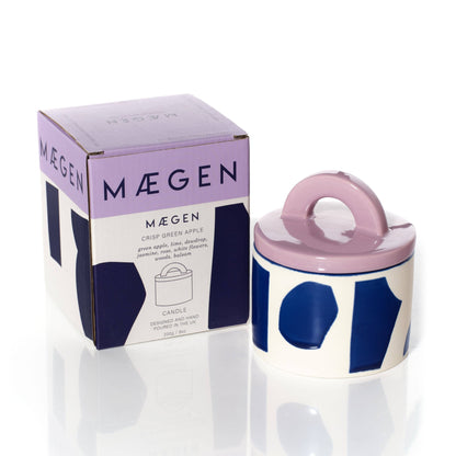 MÆGEN - Pablo Pots Candle - Crisp Green Apple - The Look and Co