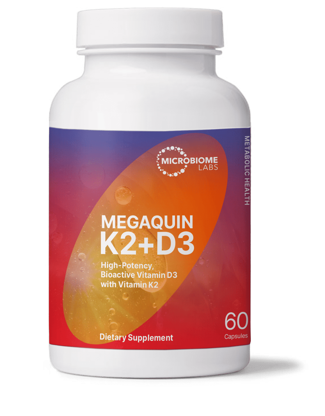 Microbiome Labs MegaQuin K2+D3 - The Look and Co
