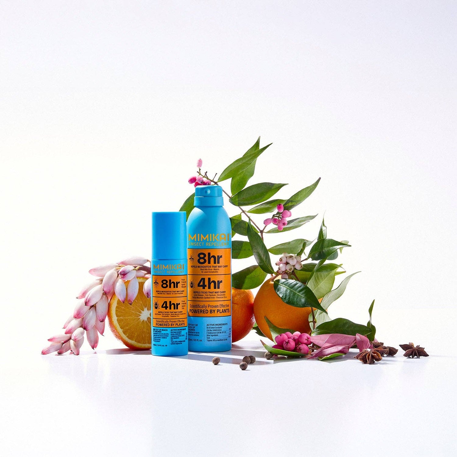 Mimikai Bug Spray - DEET - Free Naturally Derived Mosquito &amp; Tick Bug Spray 3.4oz - The Look and Co
