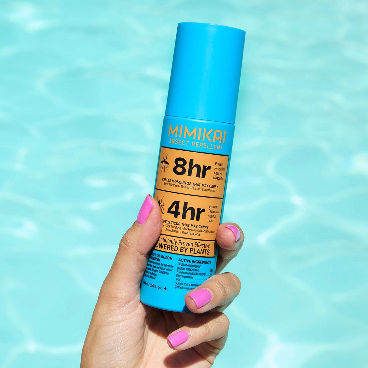 Mimikai Bug Spray - DEET - Free Naturally Derived Mosquito &amp; Tick Bug Spray 3.4oz - The Look and Co