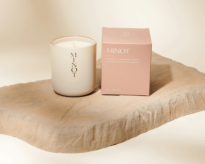 Minot - Luna - Luxury Non - toxic Soy Candle, 12 oz. - The Look and Co