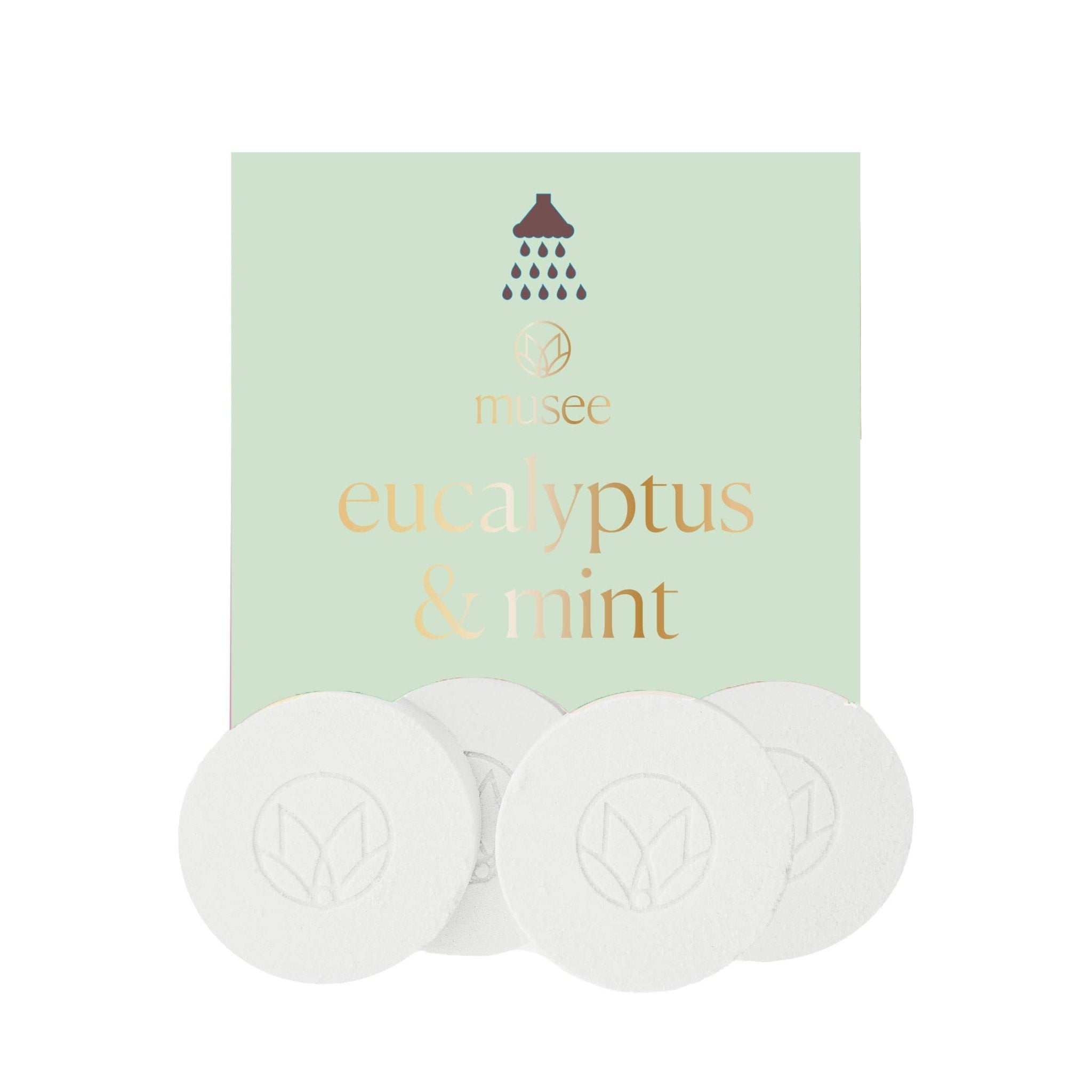 Musee - Eucalyptus &amp; Mint Shower Steamers - The Look and Co