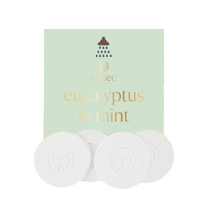 Musee - Eucalyptus &amp; Mint Shower Steamers - The Look and Co