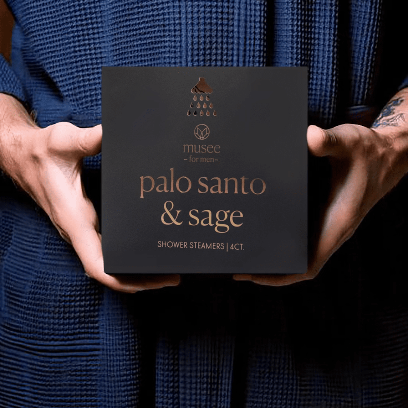 Musee - Palo Santo &amp; Sage Shower Steamers - The Look and Co