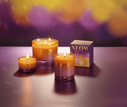 Neom Wellbeing - Cosy Nights Scented Candle (3 Sizes) - The Look and Co