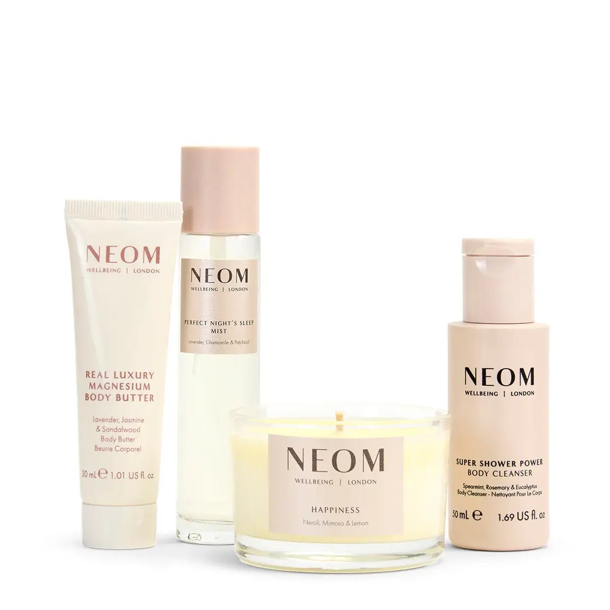 Neom Wellbeing - Holiday Wellbeing Discovery Collection - The Look and Co