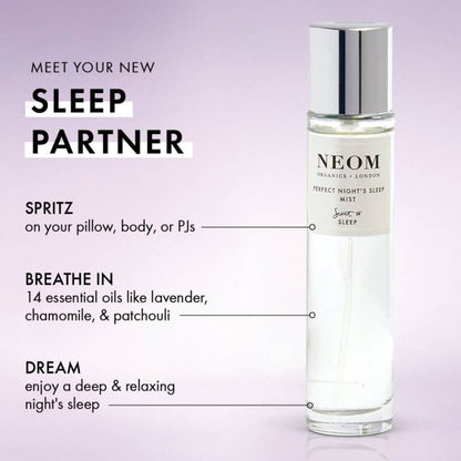 Neom Wellbeing - Perfect Night Sleep Pillow Mist - The Look and Co