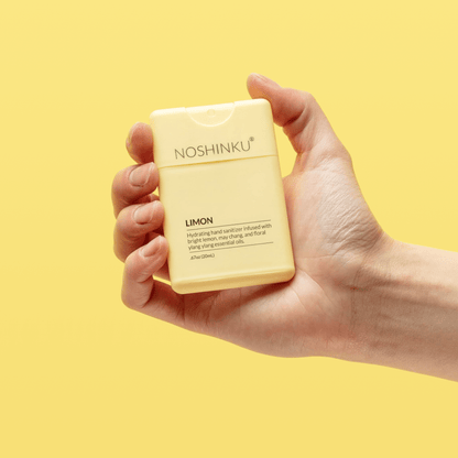 Noshinku - Refillable Lemon Ylang - Ylang Moisturizing Pocket Sanitizer - The Look and Co
