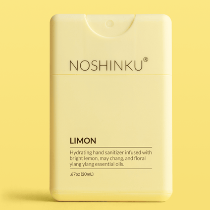 Noshinku - Refillable Lemon Ylang - Ylang Moisturizing Pocket Sanitizer - The Look and Co