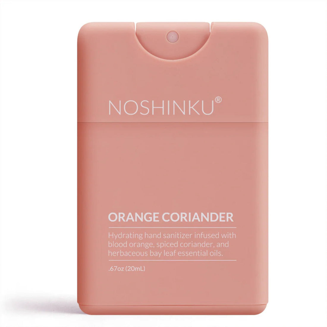 Noshinku - Refillable Orange - Coriander Hydrating Pocket Hand Sanitizer - The Look and Co