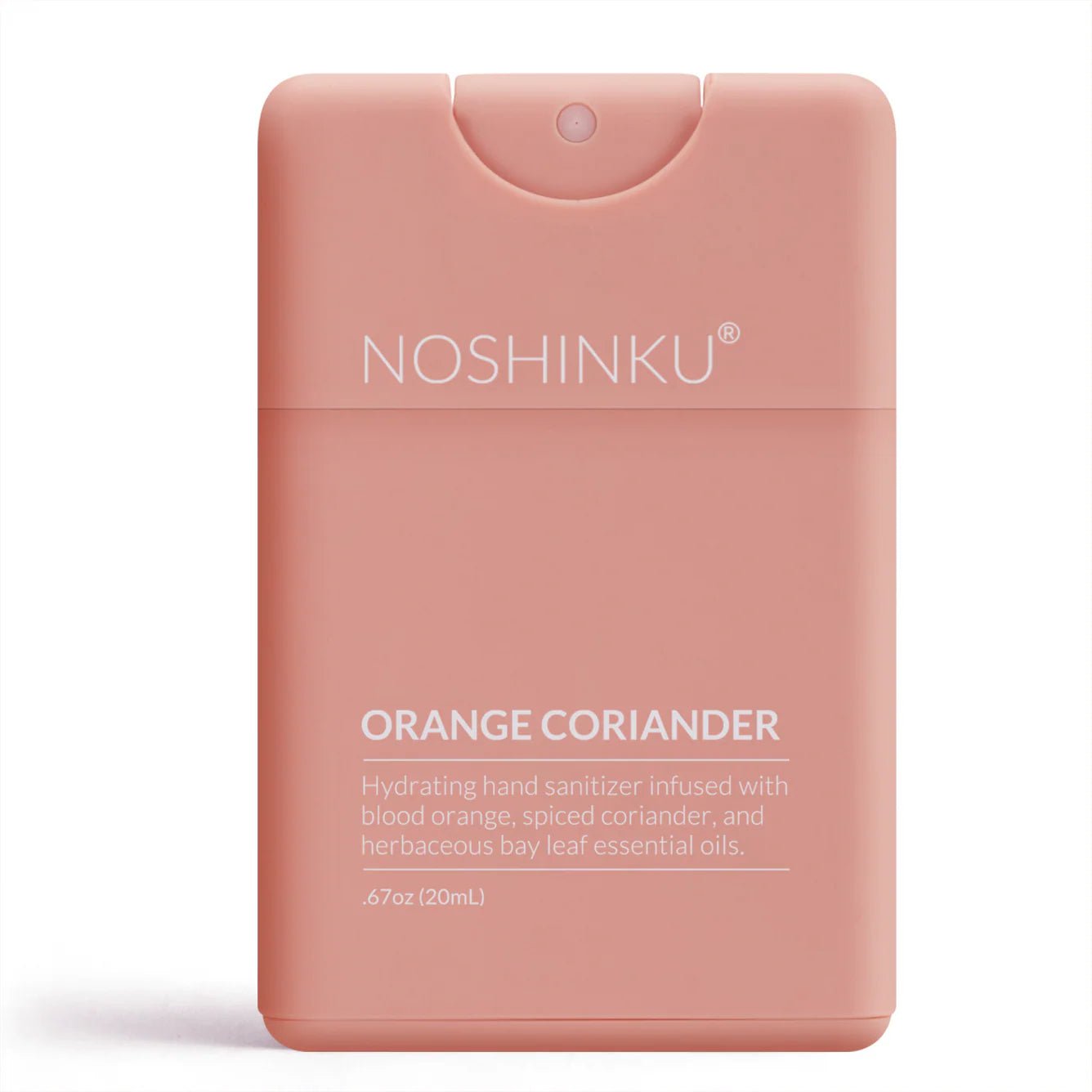 Noshinku - Refillable Orange - Coriander Hydrating Pocket Hand Sanitizer - The Look and Co