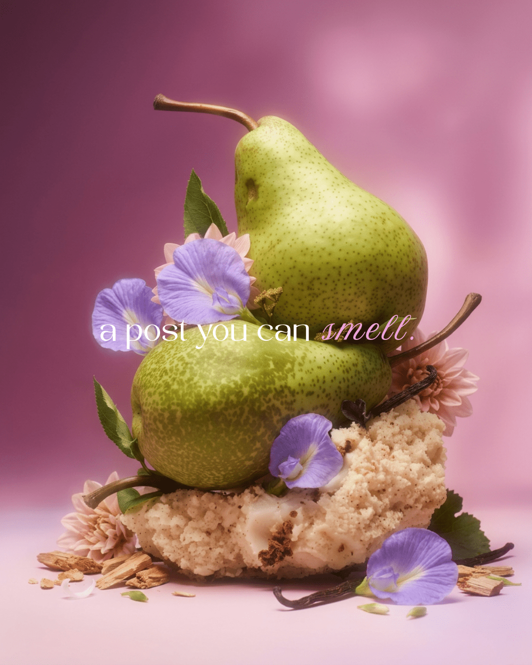 Noshinku - Refillable Pear Blossom Tea Hydrating Pocket Hand Sanitizer - The Look and Co
