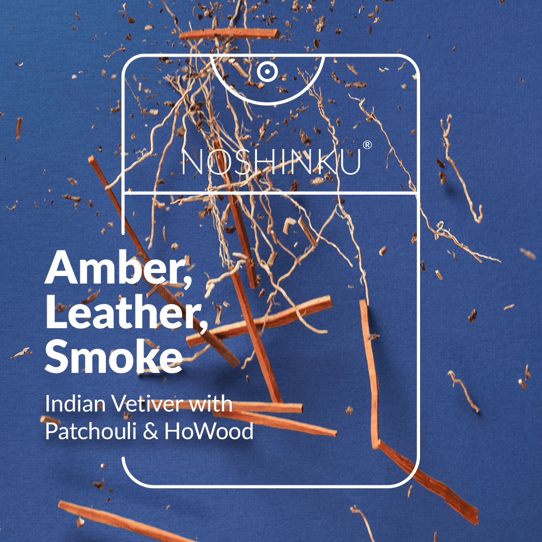 Noshinku - Refillable Vetiver Patchouli Hydrating Pocket Hand Sanitizer - The Look and Co