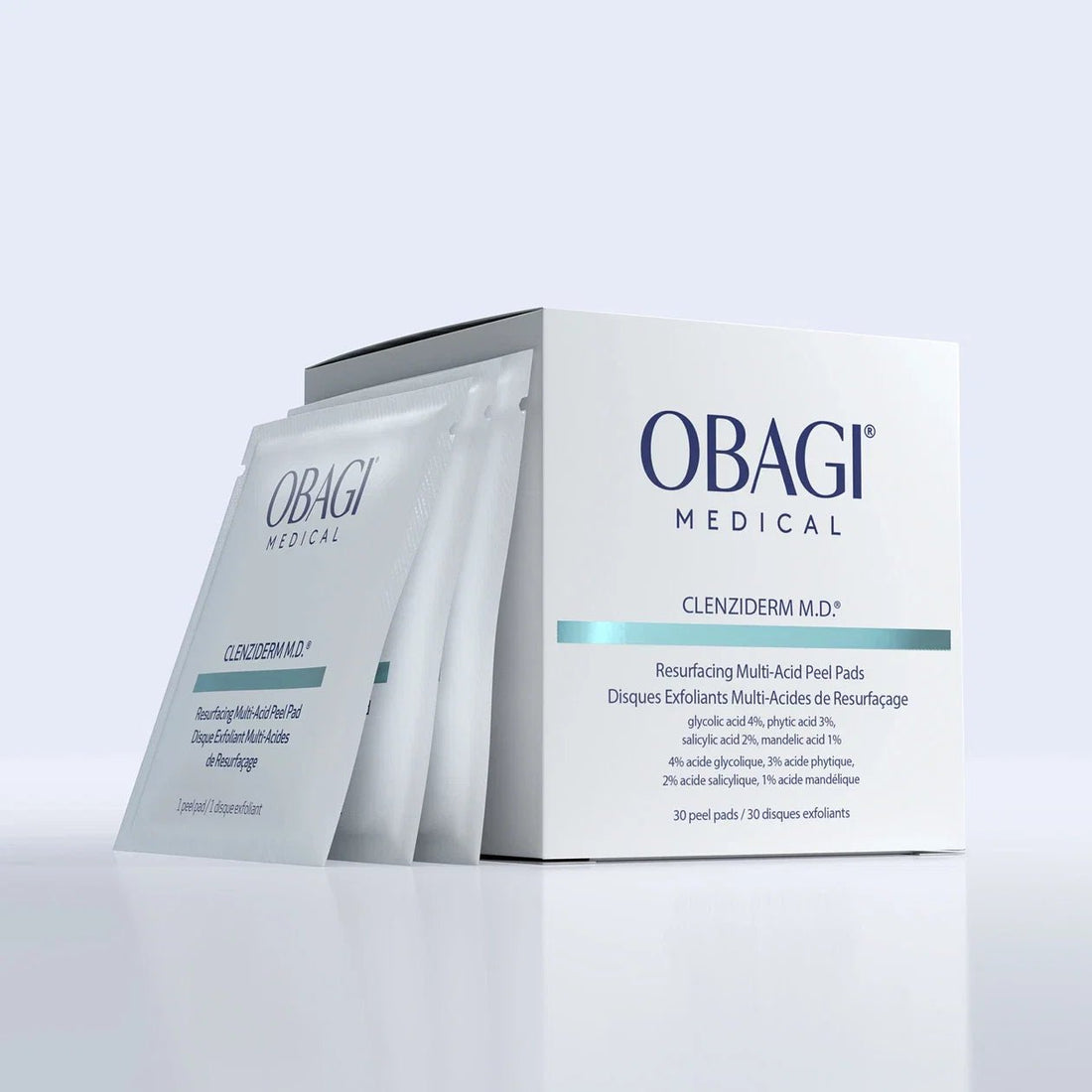 Obagi CLENZIDERM M.D.® Resurfacing Multi-Acid Peel Pads - The Look and Co
