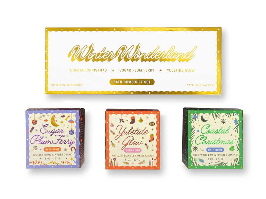 Old Whaling Company - Winter Wonderland Holiday Bath Bomb Gift Set - The Look and Co