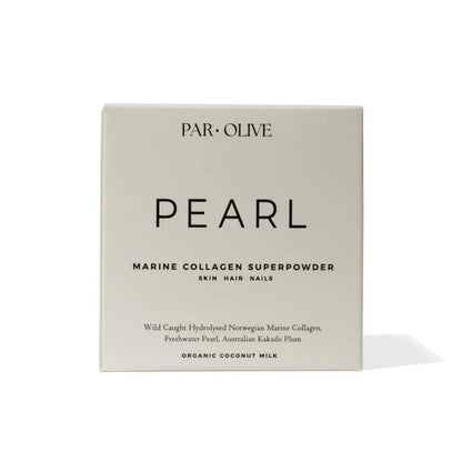 Par Olive PEARL Marine Collagen Superpowder (Organic Coconut) Travel Set - The Look and Co