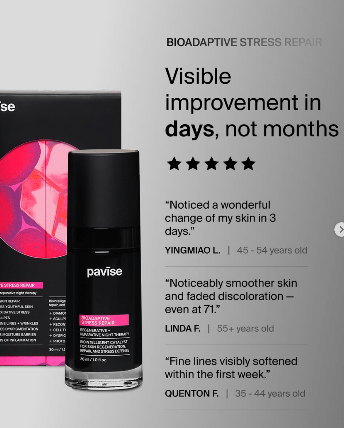Pavise Bioadaptive Stress Repair - The Look and Co
